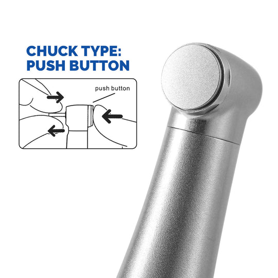 Dental Mini 16:1 Fiber Optic Contra Angle Handpiece