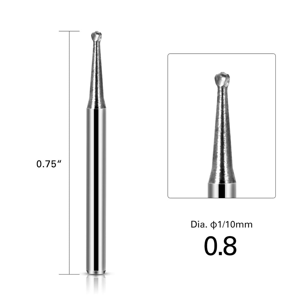 Dental FG #1 Round Carbide Bur 10pcs/Box