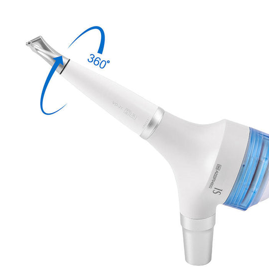 Dental Air Polisher Prophy Teeth Whitening A1S Detachable 360° Rotating Handpiece With 4 Holes Quick Coupler