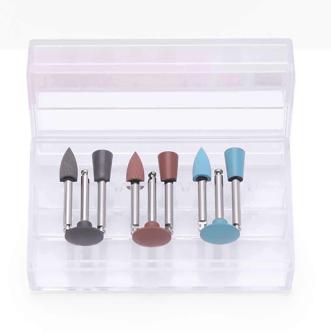 Dental Diamond Burs Polishing Kits SG1201(RA 0109) for Low Speed Handpiece 9pcs/Box