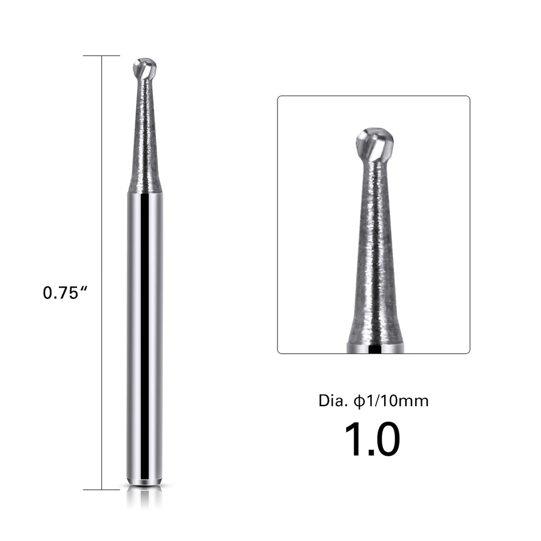 Dental FG #2 Round Carbide Bur 10pcs/Box