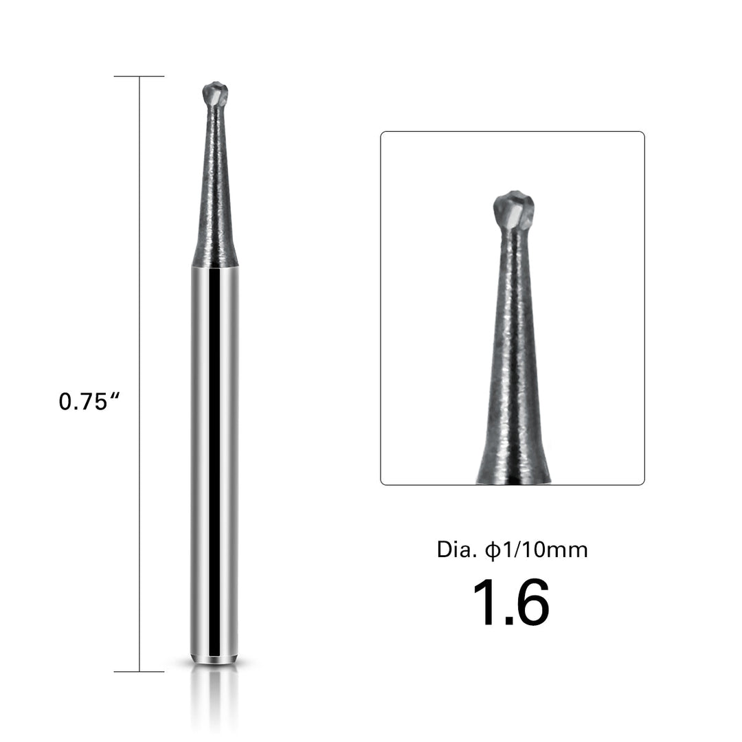 Dental FG #5 Round Carbide Bur 10pcs/Box