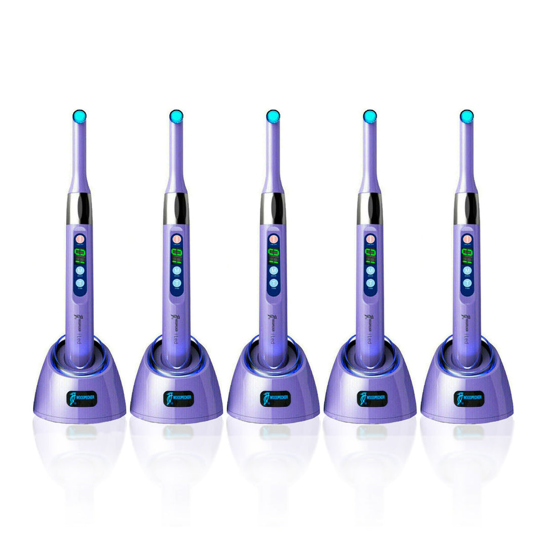 Woodpecker iLED Curing Light Wireless 360° Rotary 1 Sec Curing 2 Working Modes 2500mW/cm2 White/Purple