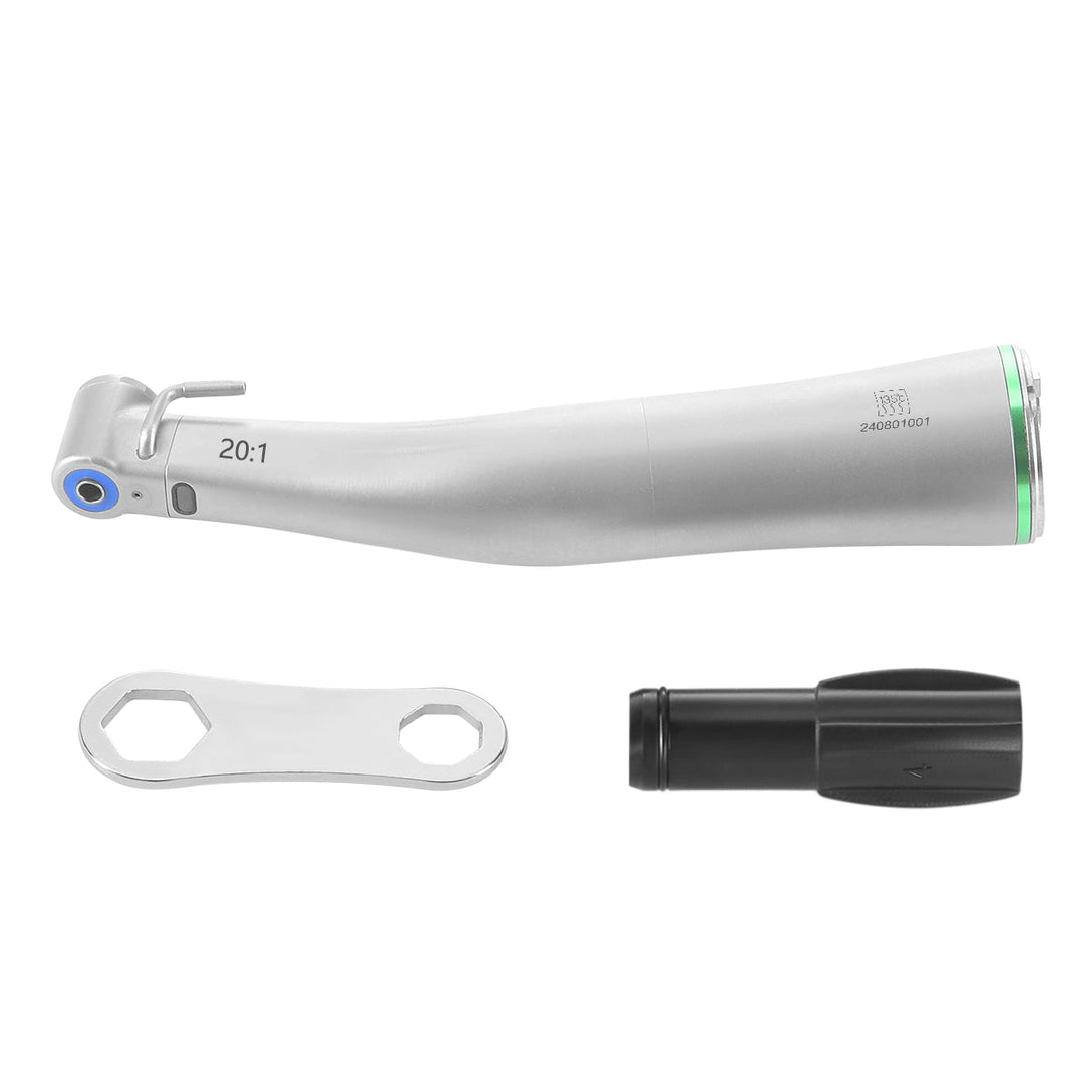 Dental LED Fiber Optic 20:1 Implant Contra Angle Handpiece