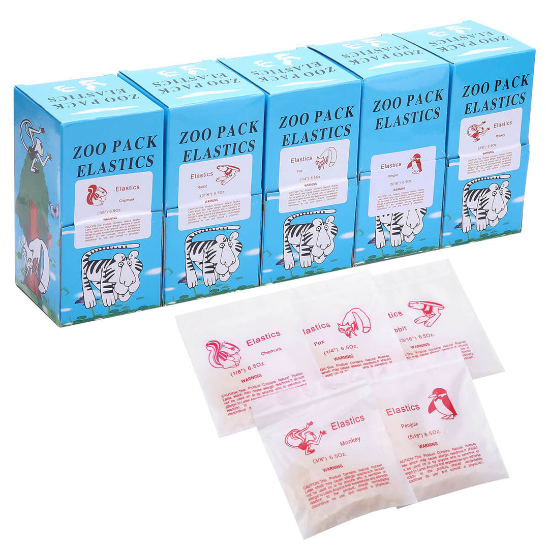 Orthodontic Rubber Bands Intra Oral Elastics 3.5/5.0/6.5oz Full Size 50bags/Box 5000pcs