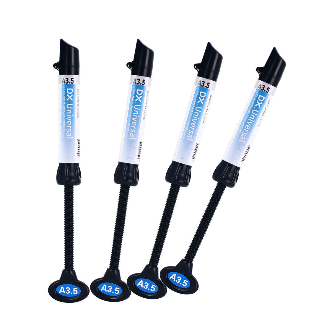 Dental Universal Nano Hybrid Light Cure Composite Resin A1/A2/A3/A3.5/B1/B2 4g Syringe