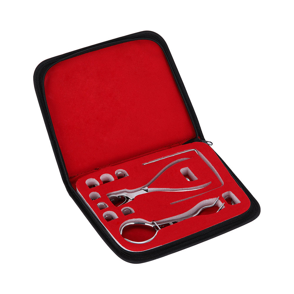 Dental Rubber Dam Perforator Puncher Teeth Care Pliers With Bag