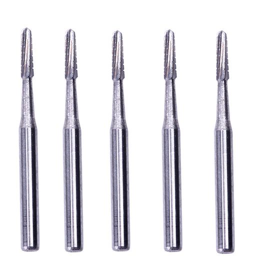 Dental Carbide Bur FG #1557 Straight Round End Crosscut Fissure 10pcs/Box