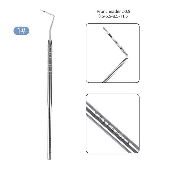 Dental Probe Graduated Periodontal Probe Scale Probe #1 #2 #3 #4 #5 #8