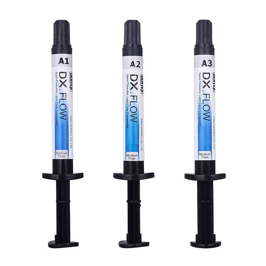 Dental Flowable Light Cure Composite Medium Flow A1/A2/A3 Syringe