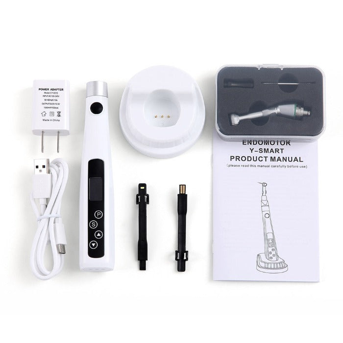 Dental Wireless Endo Motor with LED Light 360° Rotatable 10 Working Procedure With Reciprocation Function