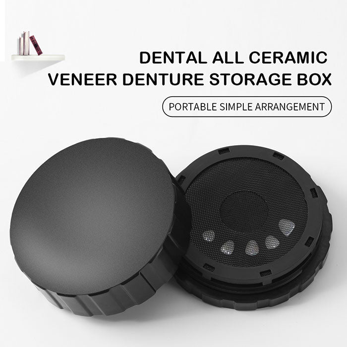 Dental Veneer Pretreatment Patch Tooth Box All Ceramic Denture Storage Portable