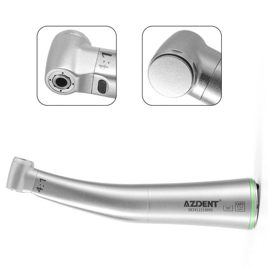 Dental Mini 4:1 Contra Angle Fiber Optic Handpiece 6 Hole