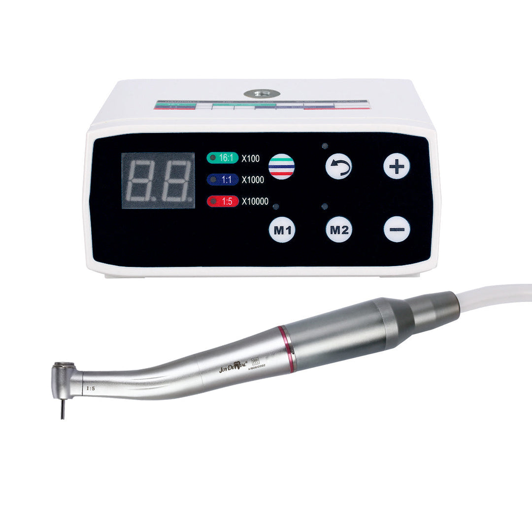 Dental LED Brushless Micro Motor And 1:5 Increasing Contra Angle Handpiece