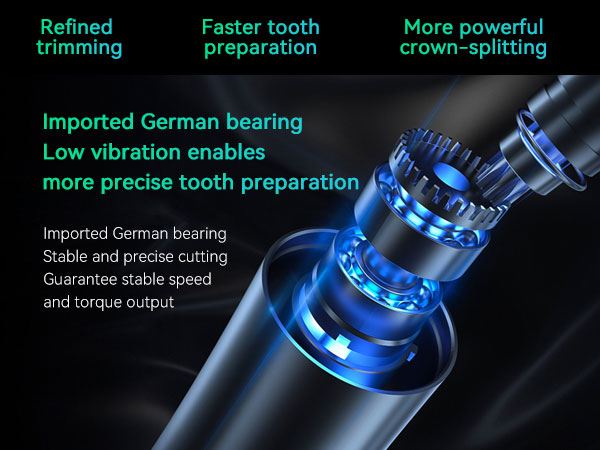 Woodpecker Dental Electric Motor Brushless with 1:5 Contra Angle 3.5" LCD Screen MT2