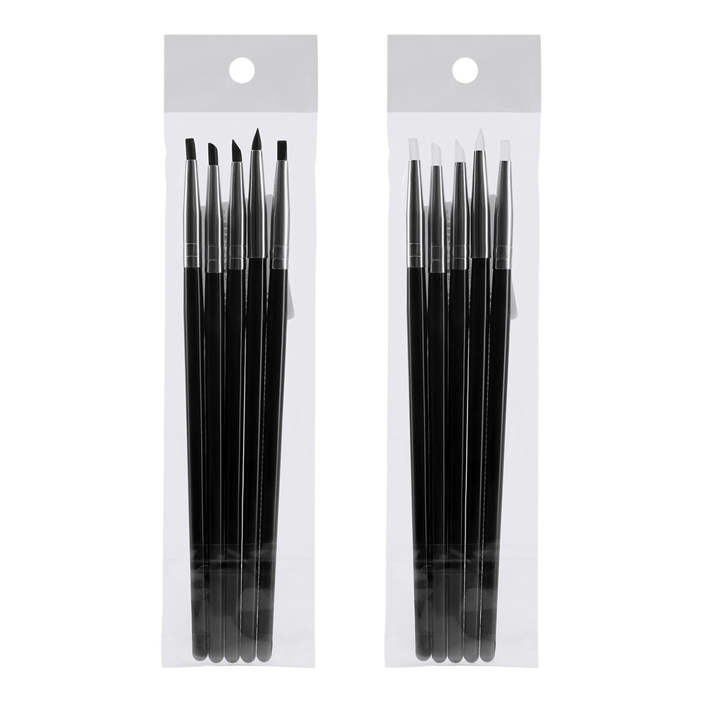 Dental Porcelain Brush Pen Composite Cement Porcelain Silicone Shaping Smoothing Removing 5pcs/Bag