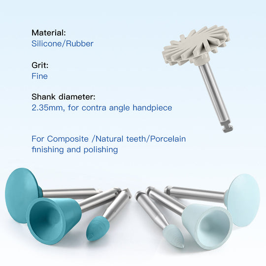 Dental Composite Polishing Kit RA 2.35MM Finishing Polishers for Contra Angle