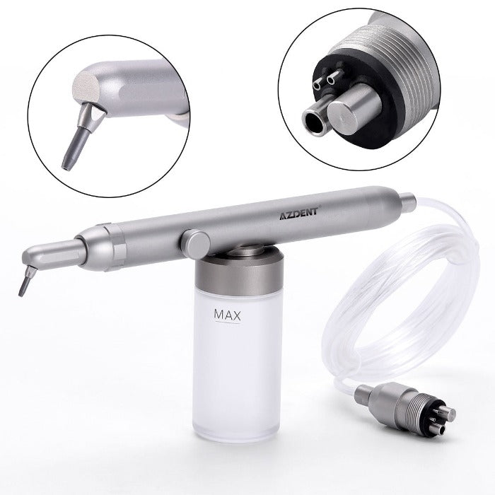 Dental Alumina Air Abrasion Polisher Sandblasting Sandblaster Prophy Gun 4 Hole