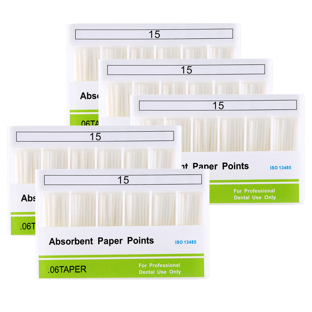 Absorbent Paper Points #15 Taper Size 0.06 100/Box