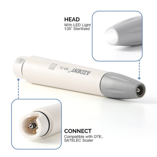 Dental LED Ultrasonic Scaler Piezo Handpiece HD-7L Upgraded