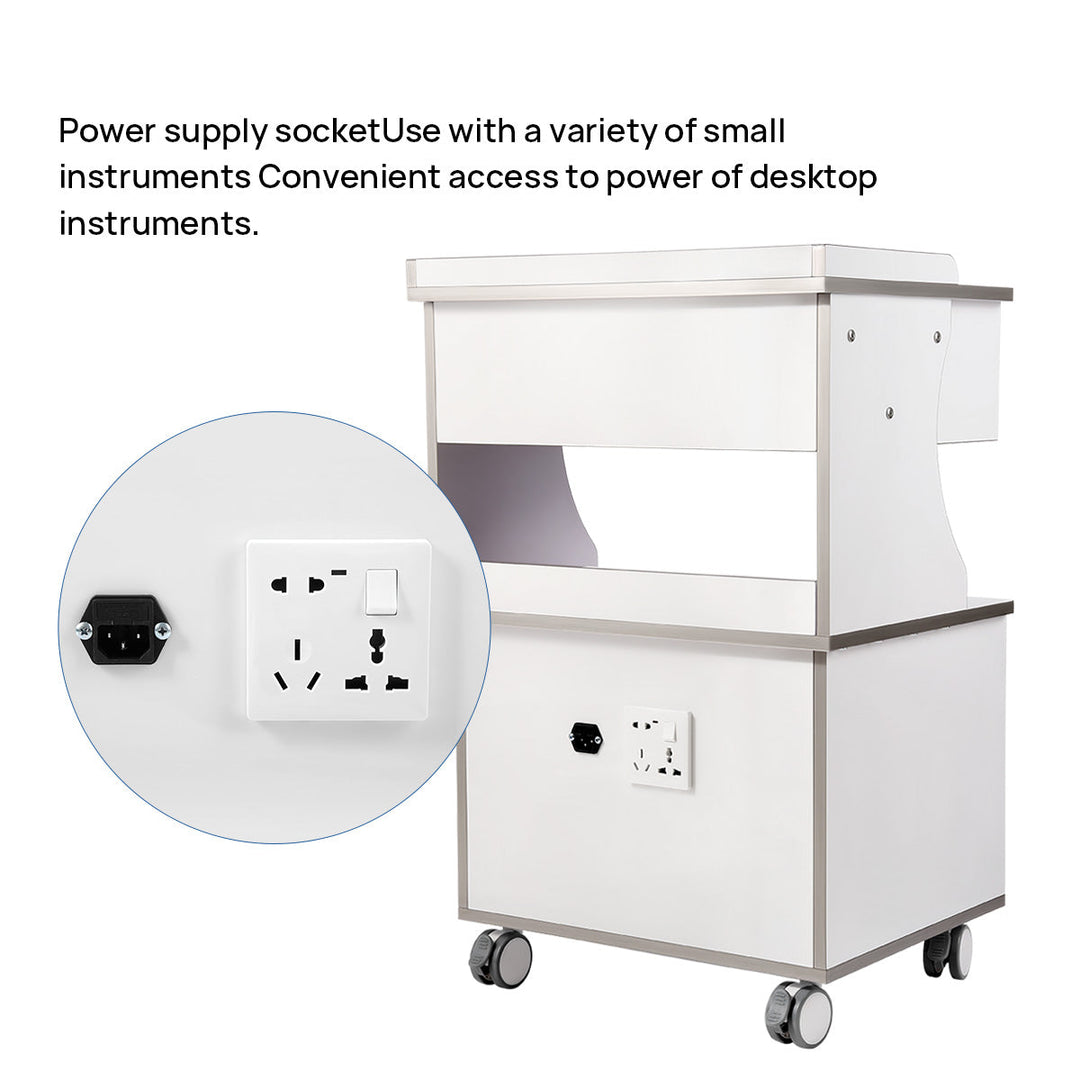 Dental G15 Mobile Cabinet Cart Three Drawers with Socket