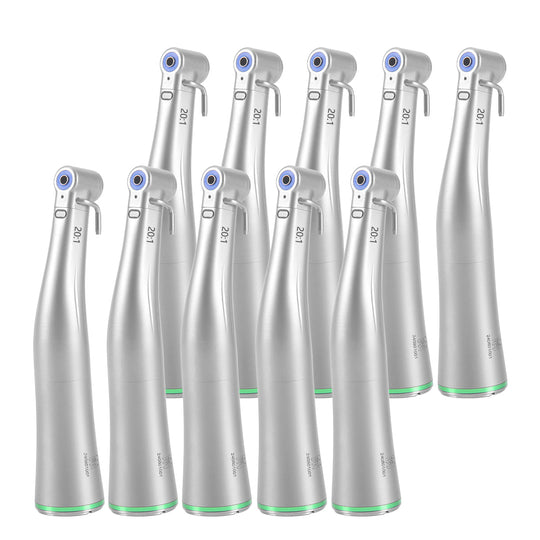 Dental LED Fiber Optic 20:1 Implant Contra Angle Handpiece