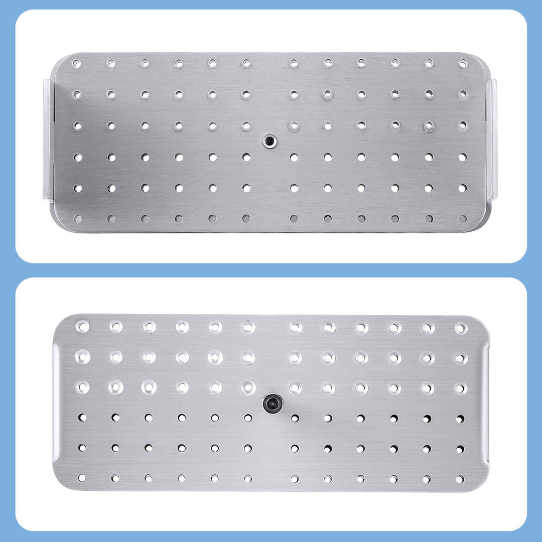 Dental Disinfection Box Holder Aluminum 72 Holes for Burs