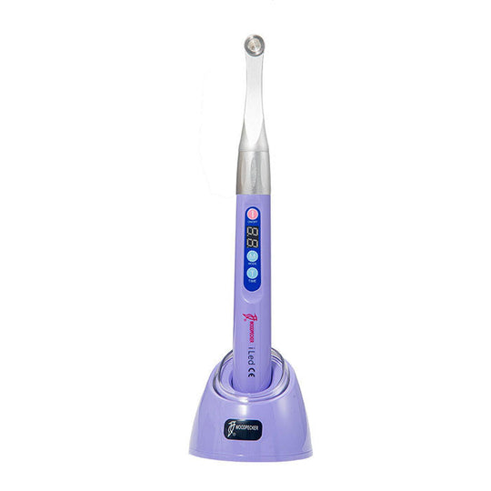 Woodpecker Curing Light iLED Plus Wireless 360° Rotary Wide Spectrum Metal Head 2 Working Modes 2500mW/cm2 White/Purple