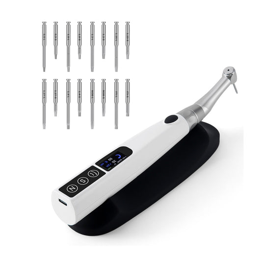 Dental Wireless Electric Torque Driver Implant Torque Wrench 16pcs Drivers 10-50Ncm 360° Rotating