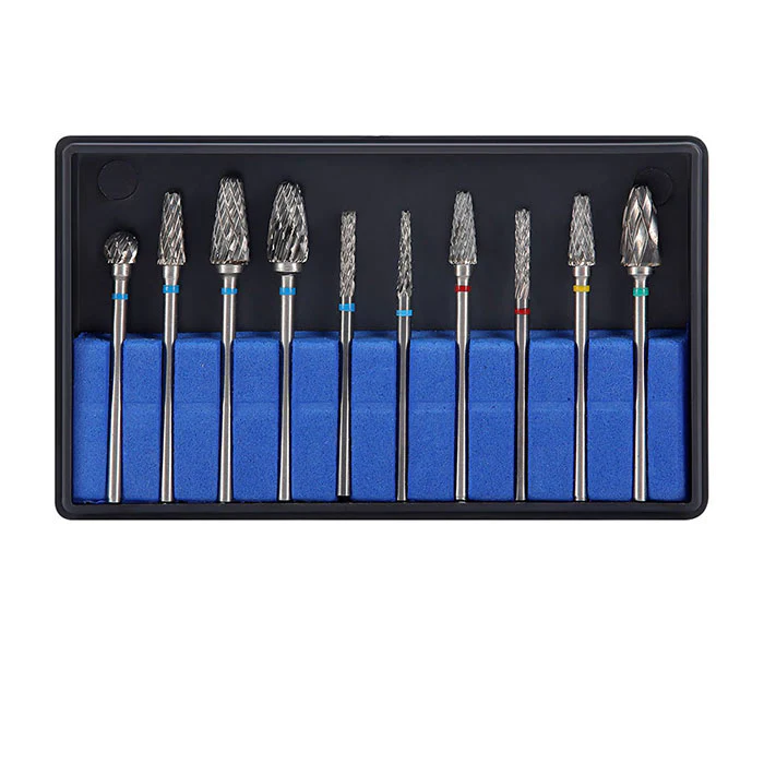 Dental Carbide Drills Cutter Burs Kit HP 2.35mm Type A/G/J 10pcs/Box