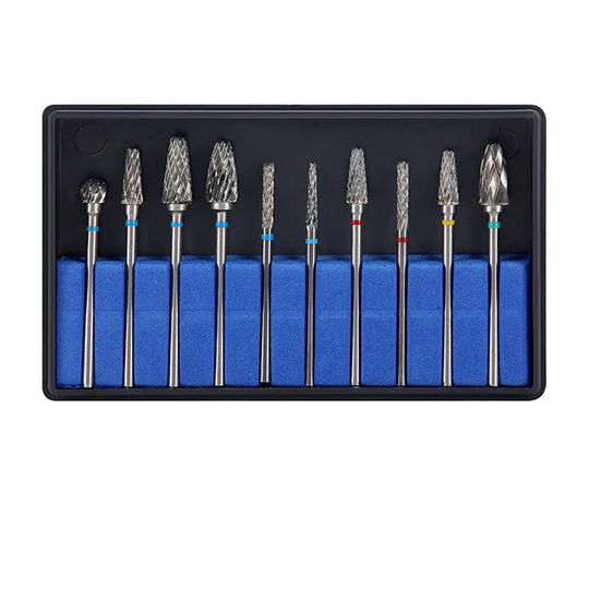 Dental Carbide Drills Cutter Burs Kit HP 2.35mm Type A/G/J 10pcs/Box