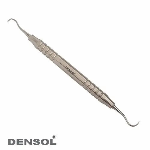 Dental Sickle Scaler Jacquette U15/33 Anterior with round hollow handle, stainless steel scaling tips, and curved ends for precise dental scaling procedures. Professional-grade DENSOL brand instrument for anterior teeth cleaning and maintenance.