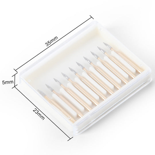 Dental Carbide Burs FG 7902 Needle Shaped Trimming & Finishing 10pcs/Box