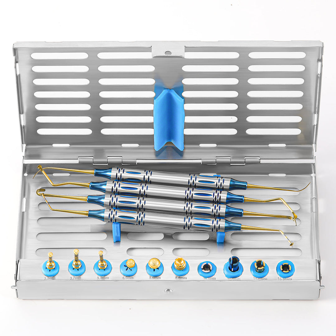 Dental Sinus Lifting Elevation Kit Implant Drills Stoppers Periosteal Separator Plant External