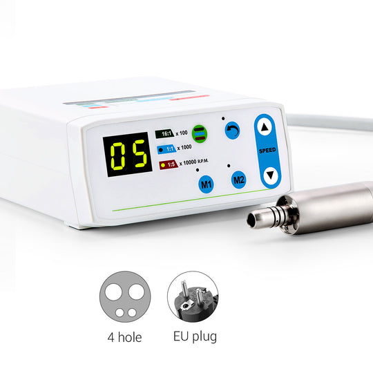 Dental LED Brushless Electric Micro Motor Internal Spray 1:1/1:5/16:1 4/2 Hole