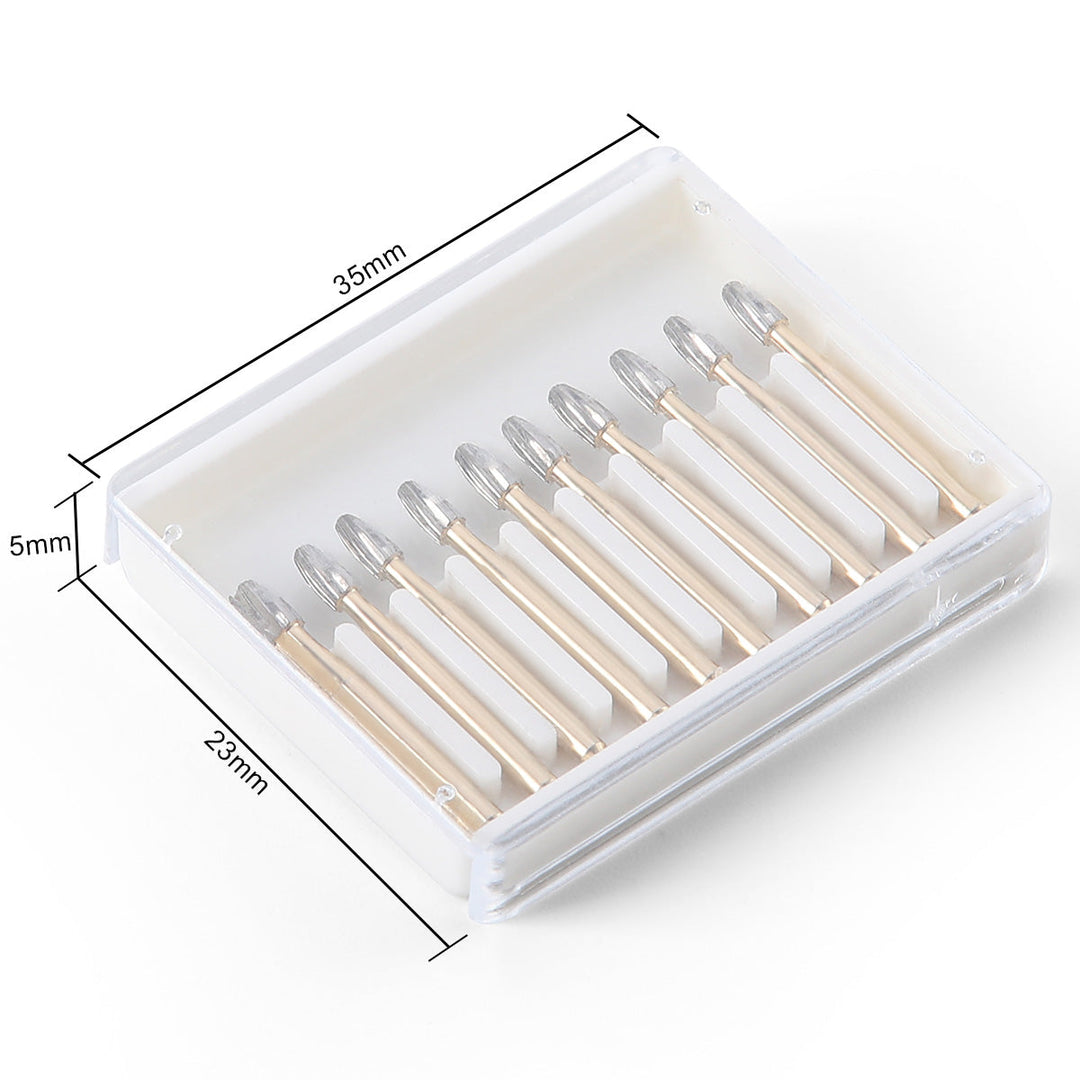 Dental Carbide Burs FG 7406 Egg Shaped Trimming & Finishing 10pcs/Box