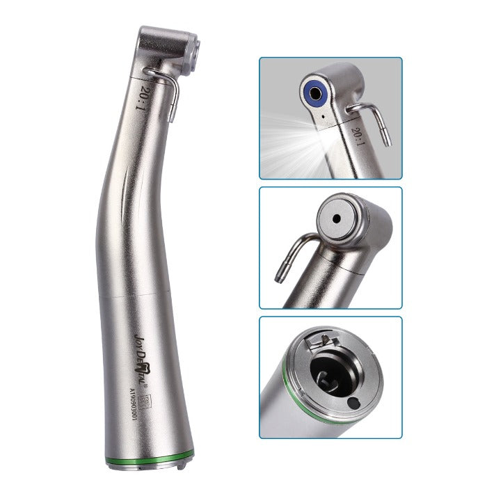 Dental 20:1 Fiber Optic Implant Contra Angle Handpiece LED