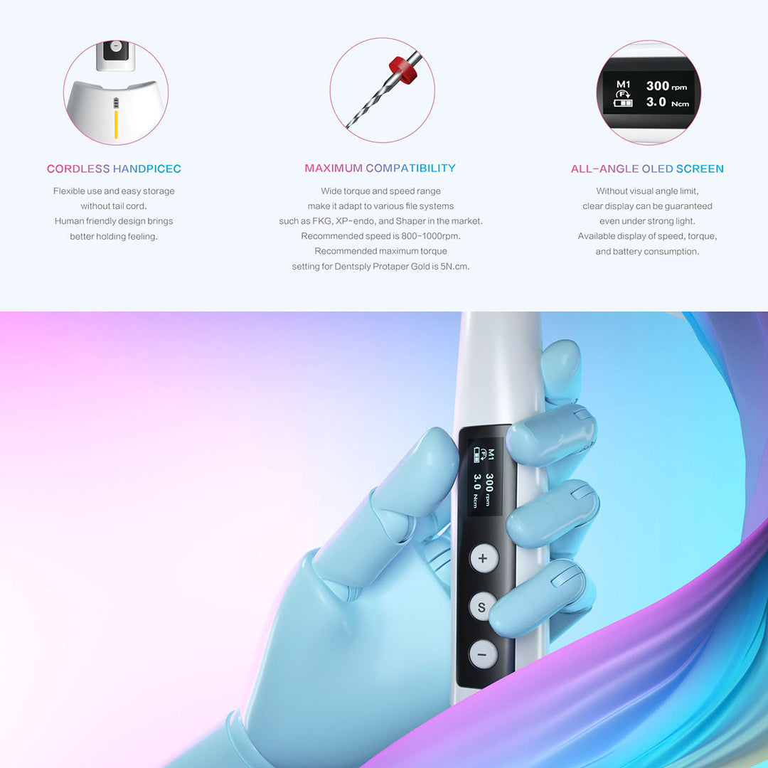 Woodpecker E-COM Plus Cordless Endo Motor Handpiece