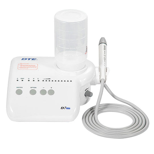 Woodpecker DTE D7 LED Ultrasonic Scaler 8 Tips Detachable Handpiece Scaling+Perio+Endo 2 Water Bottles