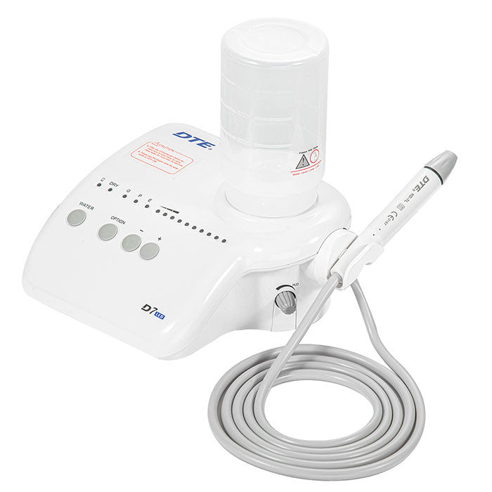 Woodpecker DTE D7 LED Ultrasonic Scaler 8 Tips Detachable Handpiece Scaling+Perio+Endo 2 Water Bottles