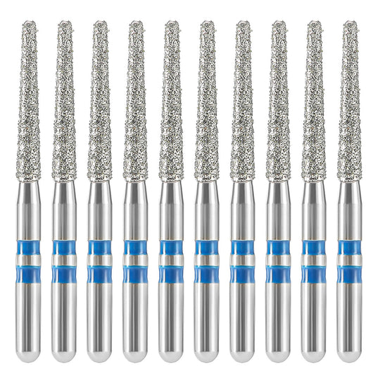 Dental Diamond Burs FG Cutting Zirconia Ceramic Flat End Taper