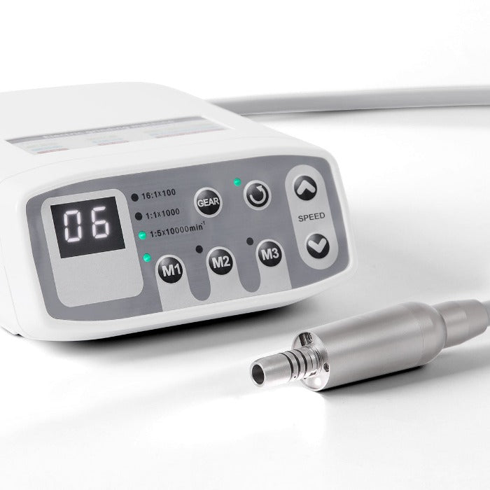 Dental LED Brushless Electric Micro Motor+1:5 LED Increasing Contra Angle Handpiece