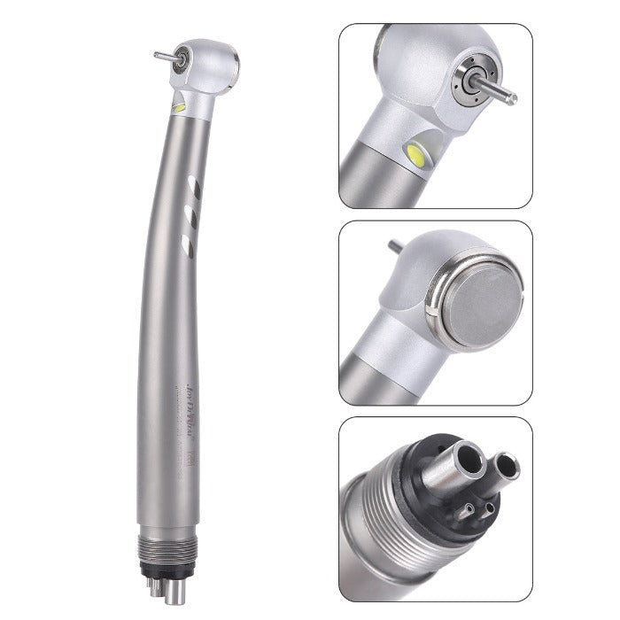 Dental E-generator LED High Speed Handpiece 2/4 Hole Four Water Spray