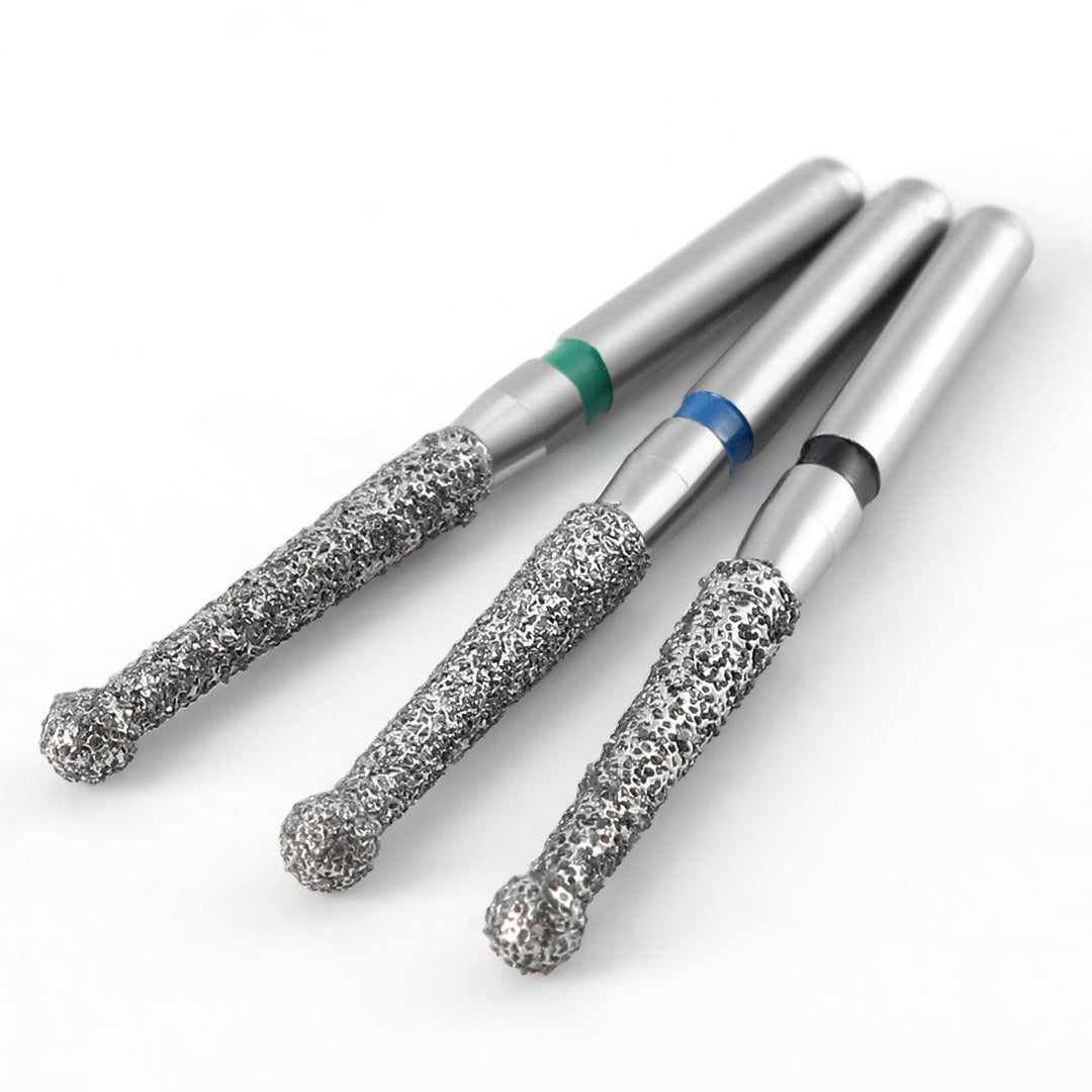 Diamond FG Endo Burs Round For Opening and Preparing the Pulp Cavity 5pcs/Pack