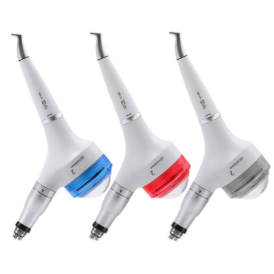 Dental Air Polisher Prophy Teeth Whitening A2 Detachable 360° Rotating Handpiece With Quick Coupler G&P 2 Working Models