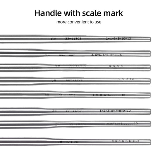 Dental Probe Graduated Periodontal Probe Scale Probe #1 #2 #3 #4 #5 #8