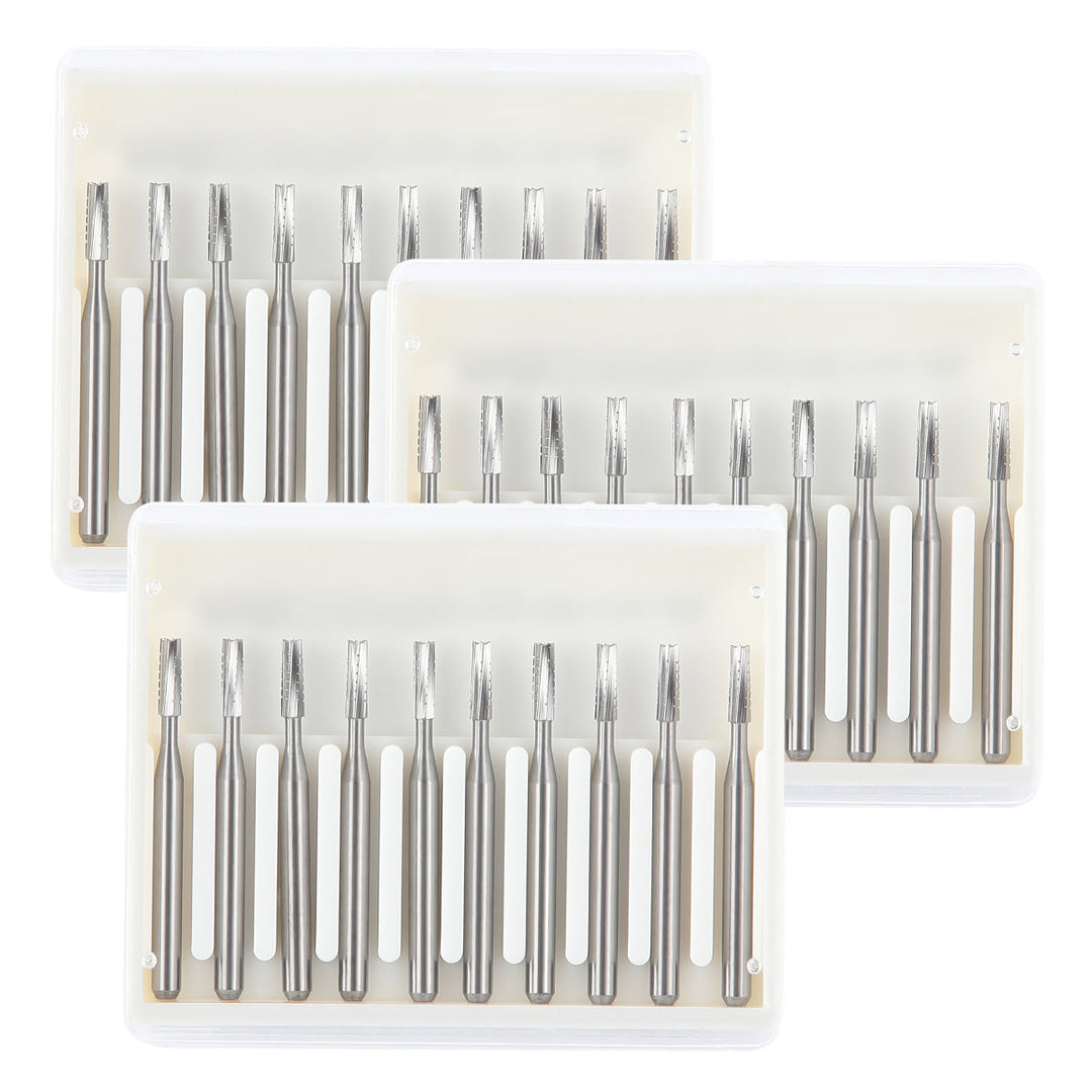 Dental Carbide Bur FG #558 Straight Fissure Crosscut 10pcs/Box