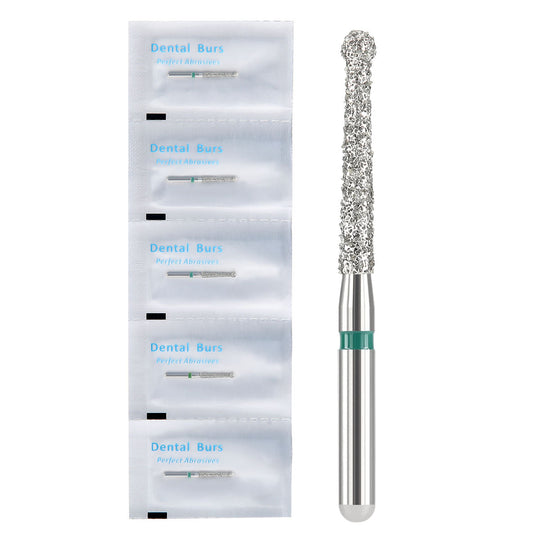 Diamond FG Endo Burs Round For Opening and Preparing the Pulp Cavity 5pcs/Pack