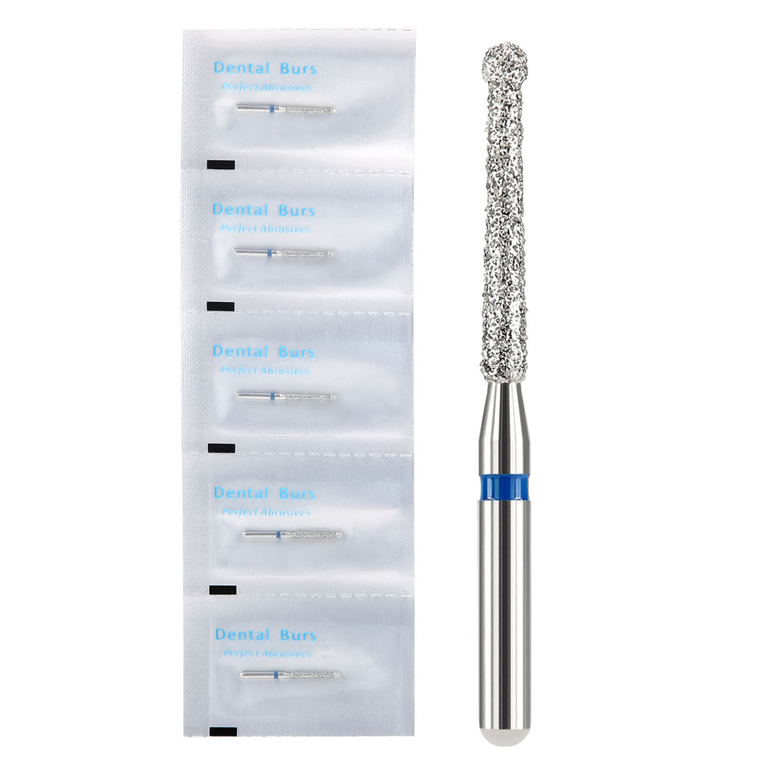 Diamond FG Endo Burs Round For Opening and Preparing the Pulp Cavity 5pcs/Pack