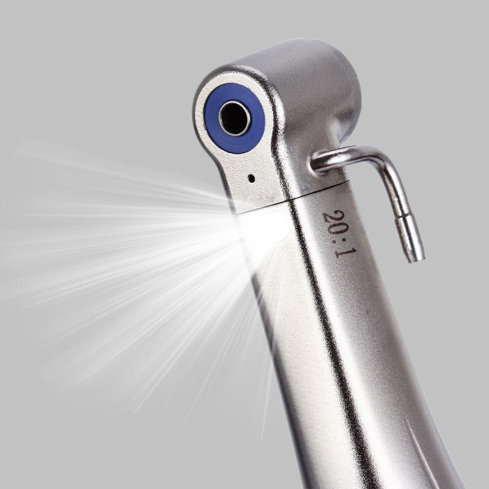 Dental 20:1 Fiber Optic Implant Contra Angle Handpiece LED